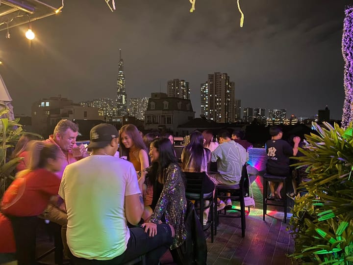 TONIC in Thao Dien with Landmark 81 night views